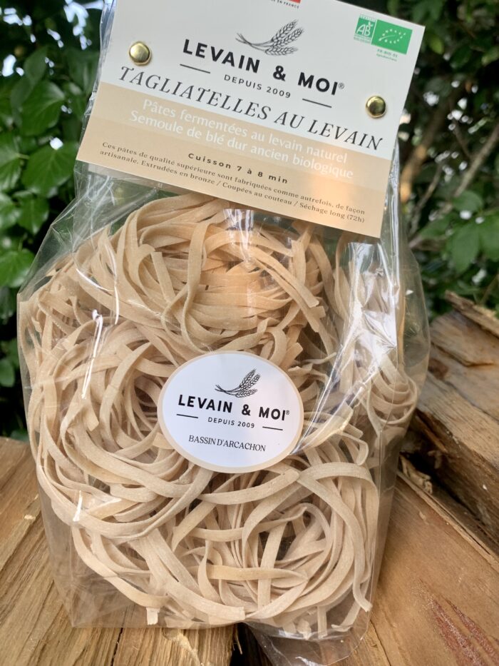 Pâtes BIO fermentées au levain naturel- Fusilli, Pappardelles, Tagliatelles