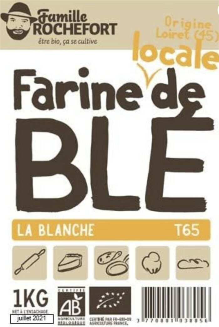 Farine T65 Bio Meule de pierre ROCHEFORT