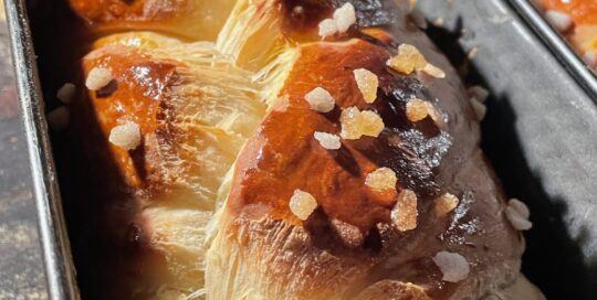 Brioche tressée au levain